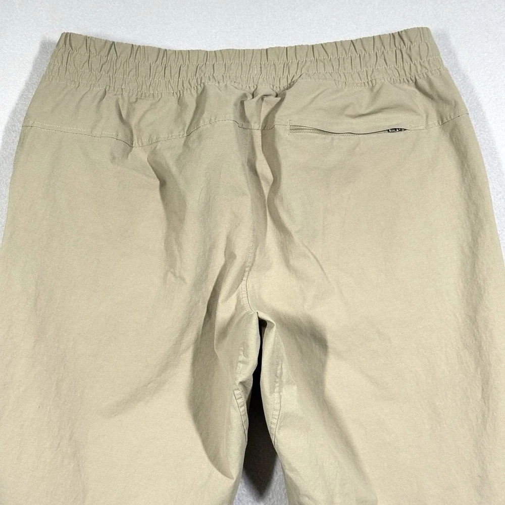 Lululemon ABC Jogger Canvas Pants Mens Large Beige Athleisure Athletic Pull On